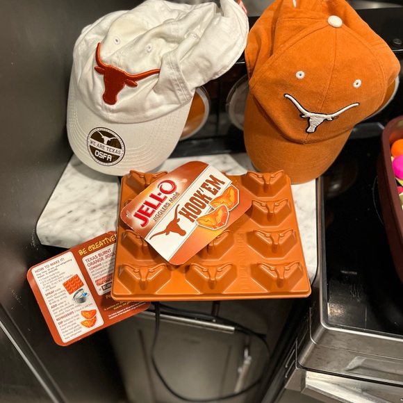 Bundle Texas Longhorn Throw Blanket,Tie,,Cup hats - Picture 3 of 9